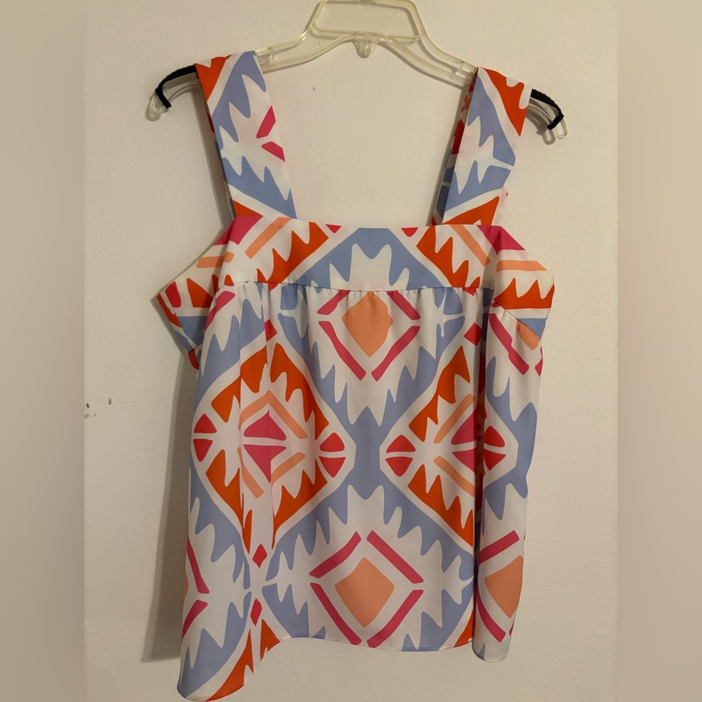 CROSBY by Mollie Burch Vibrant Sleeveless Tank Top size M